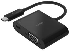 ADAPTADOR BELKIN USB-C A VGA ADAPTADOR DE CARGA NEGRO /AVC001BTBK