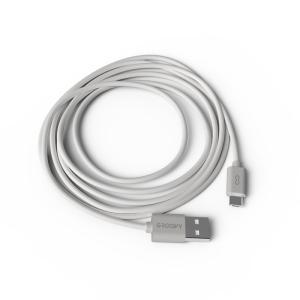 CABLE GROOVY USB MICRO ALTO REND. 2A BLANCO 2M /GR-CBL-MC2M2.0A-C01