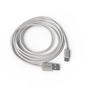 CABLE GROOVY USB - TYPE C ALTO RENDIMIENTO 2A BLANCO 2 m.