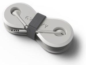AURICULARES GROOVY DE BOTON CON CONECTOR MINI JACK MICROFONO INTEGRADO BLANCO