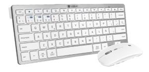 TECLADO Y RATON SUBBLIM BLUETOOTH PLAT/BL /SUBKBC-OCO010