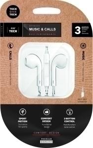 AURICULARES TECHONE BOTON MINI JACK BLAN /TEC1001