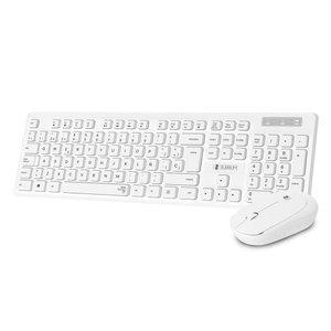 TECLADO Y RATON SUBBLIM BUSINESS SLIM SILENCIOSO INALAMBRICO 2.4G BLANCO