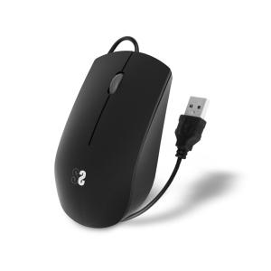 RATON SUBBLIM BUSINESS SILENCIOSO CON CABLE USB 1200 DPI NEGRO