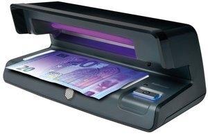 DETECTOR DE BILLETES FALSOS SAFESCAN 70 NEGRO CON LUZ ULTRAVIOLETA