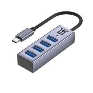 HUB USB MAILLON PREMIUM PORTATIL C3.1 4 PUERTOS USB 3.0