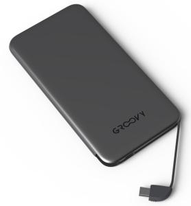 BATERIA POWER BANK GROOVY MICRO USB 4000MAH NEGRO