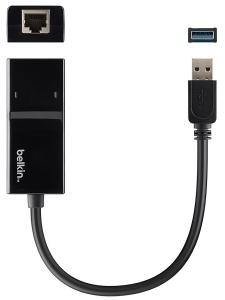 ADAPTADOR BELKIN USB 3.0 A ETHERNET GIGABIT /B2B048