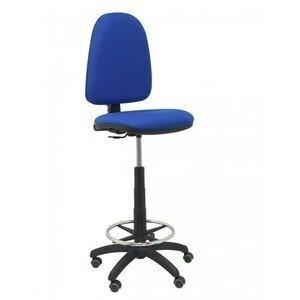 TABURETE PIQUERAS Y CRESPO AYNA ERGONOMICO MECANISMO DE CONTACTO PERMANENTE REGULABLE EN ALTURA Y ARO REPOSAPIES RUEDAS de PARQU