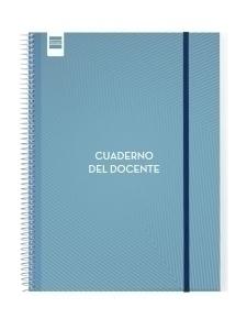 CUADERNO/AGENDA FINOCAM DEL DOCENTE NO FECHADO ESPIRAL tapa PP S/V 230x310 con GOMA