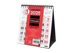 CALENDARIO 2025 FINOCAM SOBREMESA TRIANGULAR MES NUM. GRANDES XS 140x150