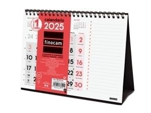 CALENDARIO 2025 FINOCAM SOBREMESA TRIANGULAR MES ESCRIBIR S 210x150 + NOTAS