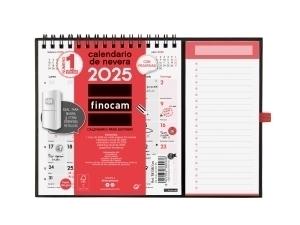 CALENDARIO 2025 FINOCAM IMAN MENSUAL PARA ESCRIBIR XS 140x150