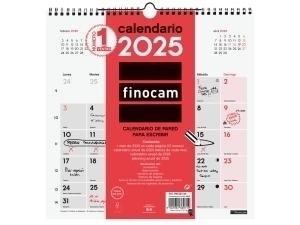 CALENDARIO 2025 FINOCAM PARED MENSUAL PARA ESCRIBIR 300x300