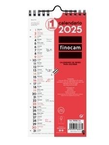 CALENDARIO 2025 FINOCAM PARED MENSUAL PARA ESCRIBIR LARGO S 110x235