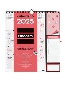 CALENDARIO 2025 FINOCAM PARED MENSUAL PARA ESCRIBIR PLUS 300x330