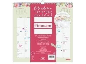 CALENDARIO 2025 FINOCAM PARED DESIGN MENSUAL PARA ESCRIBIR 300x300