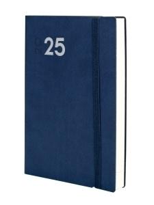 AGENDA 2025 FINOCAM DYNAMIC MARA COSIDA tapa FLEXIBLE GOMA Y11 165x240 D/P AZUL