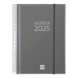 AGENDA 2025 FINOCAM ESPIRAL PERSONALIZ. ESPIRAL tapa PP GOMA E40 210x297 D/P