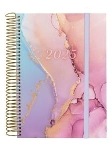 AGENDA 2025 FINOCAM ESPIRAL DESIGN COLEC. ESPIRAL tapa PP GOMA E10 155x212 D/P GOLDY