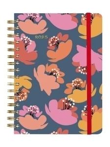 AGENDA ANUAL (2025) FINOCAM ESPIRAL YOU WIRE-O tapa EXTRA con GOMA E10 155x212 D/P TULIP