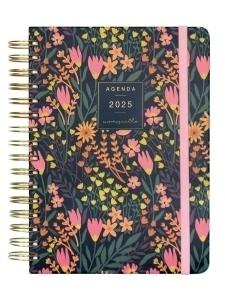 AGENDA ANUAL (2025) FINOCAM MONIQUILLA WIRE-O tapa EXTRA con GOMA E10 155x212 D/P ESPIGA
