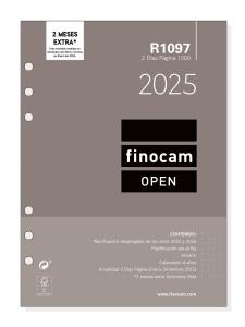 RECAMBIO AGENDA 2025 FINOCAM R1097 OPEN 1000 155x215 ANUALIDAD 2D/P