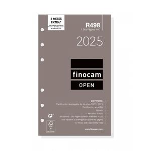 RECAMBIO AGENDA 2025 FINOCAM R498 OPEN 400 91x152 ANUALIDAD D/P