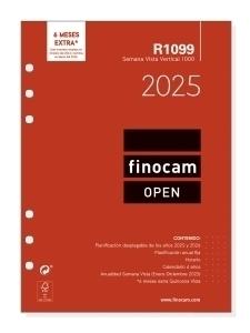 RECAMBIO AGENDA 2025 FINOCAM R1099 OPEN 1000 155x215 ANUALIDAD S/V