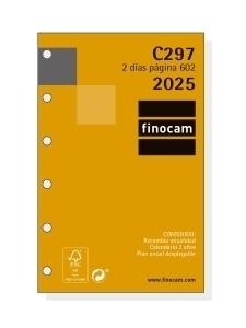 RECAMBIO AGENDA 2025 FINOCAM C297 CLASSIC 602 73x114 ANUALIDAD 2D/P