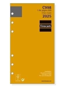 RECAMBIO AGENDA 2025 FINOCAM C998 CLASSIC 609 94x171 ANUALIDAD D/P