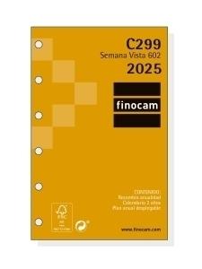 RECAMBIO AGENDA 2025 FINOCAM C299 CLASSIC 602 73x114 ANUALIDAD S/V APAIS.