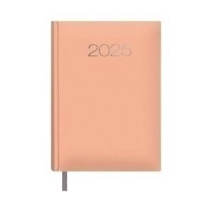 AGENDA ANUAL (2025) DOHE LISBOA COSIDA tapa EXTRA POLIPIEL 14x20 D/P ROSA CUARZO