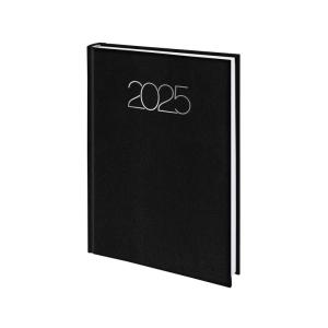 AGENDA ANUAL (2025) EDEUSTO PREMIUM COSIDA tapa ACOLCHADA D07 145x205 D/P NEGRO (260)