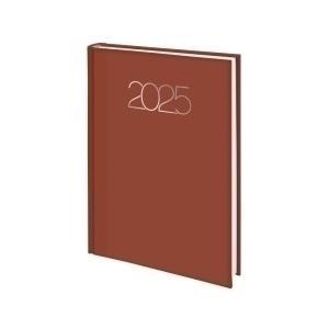 AGENDA ANUAL (2025) EDEUSTO PREMIUM COSIDA tapa ACOLCHADA D07 145x205 D/P MARRON (562)