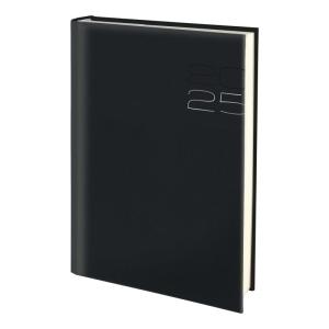 AGENDA ANUAL (2025) EDEUSTO POSITANO COSIDA tapa ACOLCHADA E11 170x240 D/P NEGRO (C01)