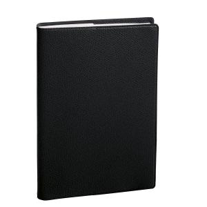 AGENDA ANUAL (2025) QUO VADIS MINISTRE SP IMPALA SOBRECUBIERTA COSIDA tapa SIMIL PIEL 160x240 S/V 2 PAG. NEGRO