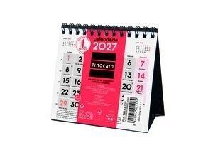 CALENDARIO (2027) FINOCAM SOBREMESA TRIANGULAR MENSUAL NUMEROS GRANDES XXS 110x100