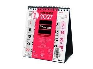 CALENDARIO (2027) FINOCAM SOBREMESA TRIANGULAR MENSUAL NUMEROS GRANDES XS 140x150