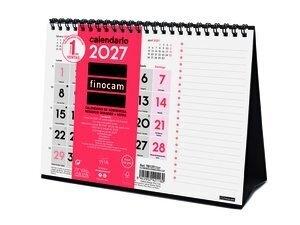 CALENDARIO (2027) FINOCAM SOBREMESA TRIANGULAR MENSUAL PARA ESCRIBIR S 210x150 + NOTAS