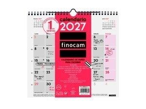 CALENDARIO (2027) FINOCAM PARED MENSUAL PARA ESCRIBIR M 265x245