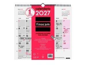 CALENDARIO (2027) FINOCAM PARED MENSUAL PARA ESCRIBIR L 340x320