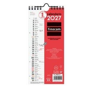 CALENDARIO (2027) FINOCAM PARED MENSUAL PARA ESCRIBIR LARGO S 110x235