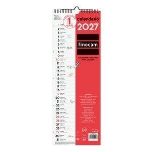 CALENDARIO (2027) FINOCAM PARED MENSUAL PARA ESCRIBIR LARGO L 155x430