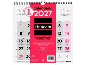 CALENDARIO (2027) FINOCAM PARED MENSUAL NUMEROS GRANDES 300x300