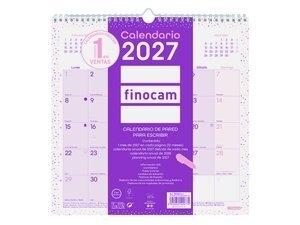 CALENDARIO (2027) FINOCAM PARED CHIC MENSUAL PARA ESCRIBIR 300x300 MORADO