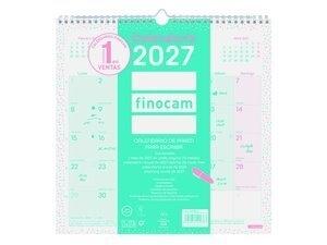 CALENDARIO (2027) FINOCAM PARED CHIC MENSUAL PARA ESCRIBIR 300x300 TURQUESA
