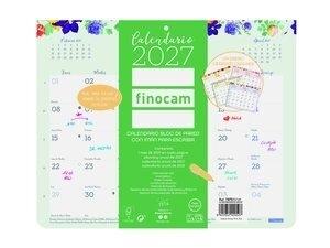 CALENDARIO (2027) FINOCAM PARED DESIGN BLOC IMAN MENSUAL PARA ESCRIBIR 250x200
