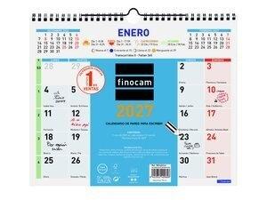 CALENDARIO (2027) FINOCAM PARED COLOR MENSUAL PARA ESCRIBIR M 300x247