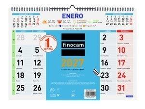 CALENDARIO (2027) FINOCAM PARED COLOR MENSUAL MIXTO L 430x310